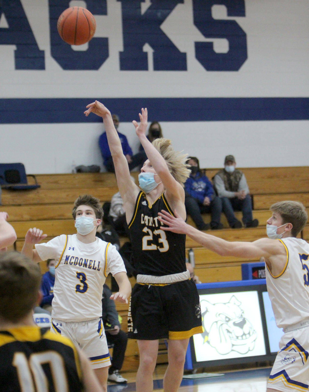 Cadott at McDonell boys basketball 1-18-21